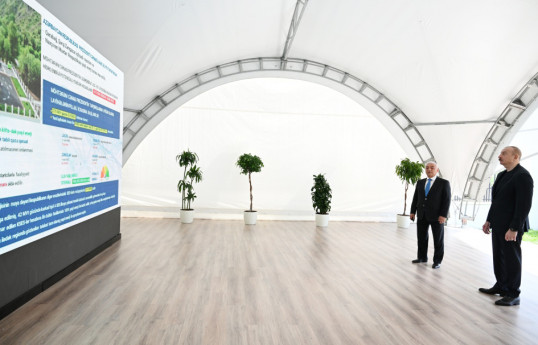 Le président Aliyev inaugure les centrales hydroélectriques « Achaghy Malibeyli » et « Mirik » à Latchine