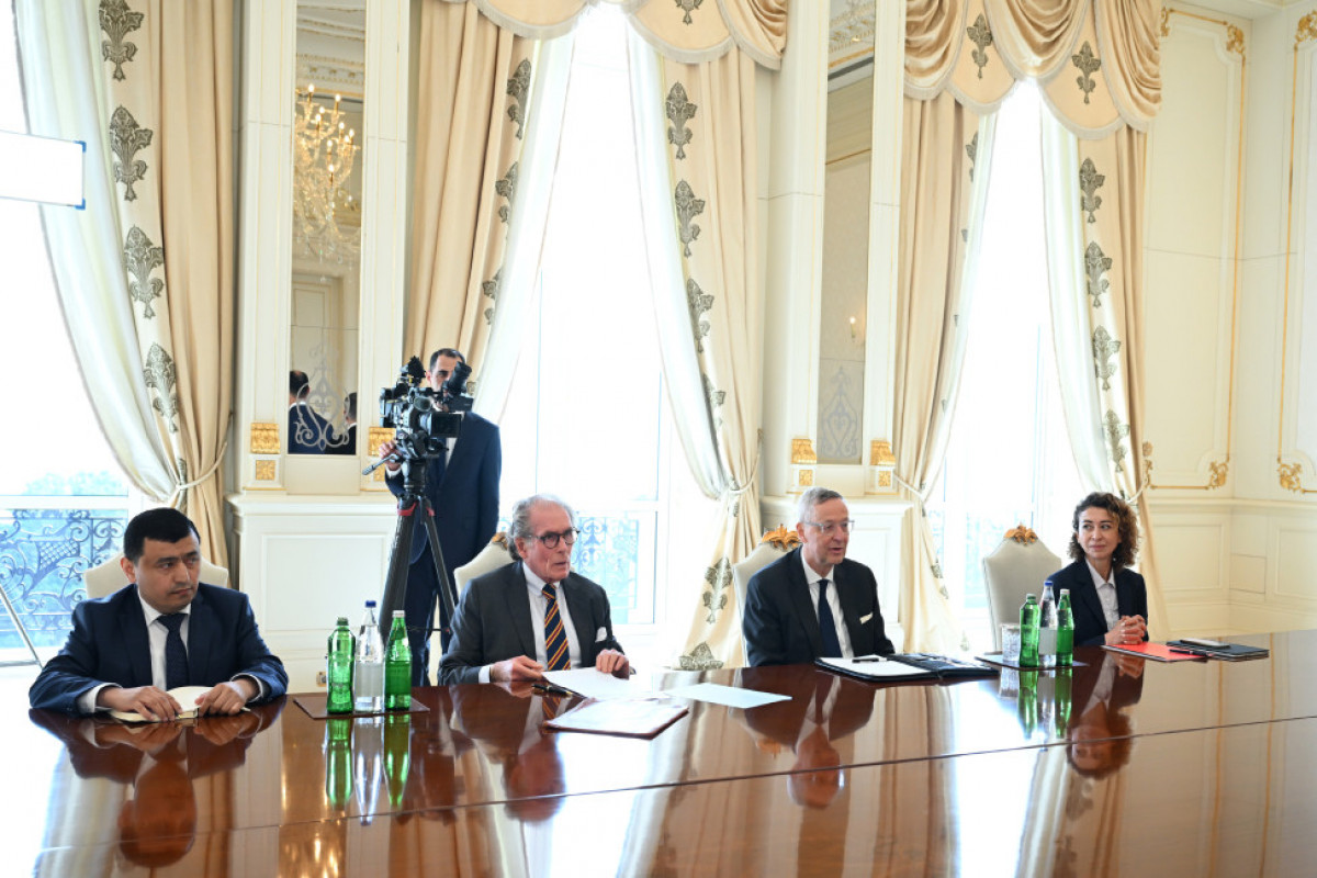 Le président azerbaïdjanais reçoit le directeur du Comité oriental de l’économie allemand
