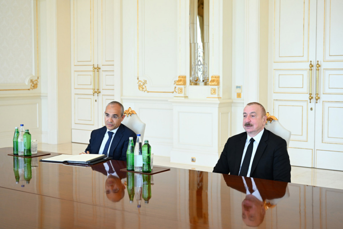 Le président azerbaïdjanais reçoit le directeur du Comité oriental de l’économie allemand