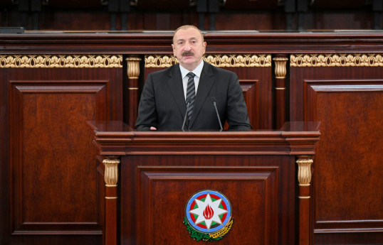 Président azerbaïdjanais Ilham Aliyev
