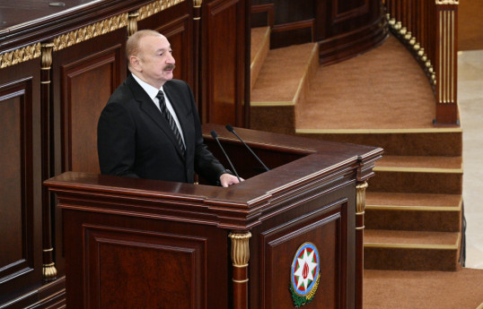 Président azerbaïdjanais Ilham Aliyev