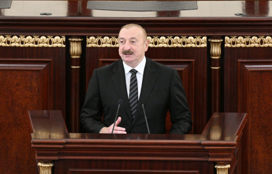 Président azerbaïdjanais Ilham Aliyev