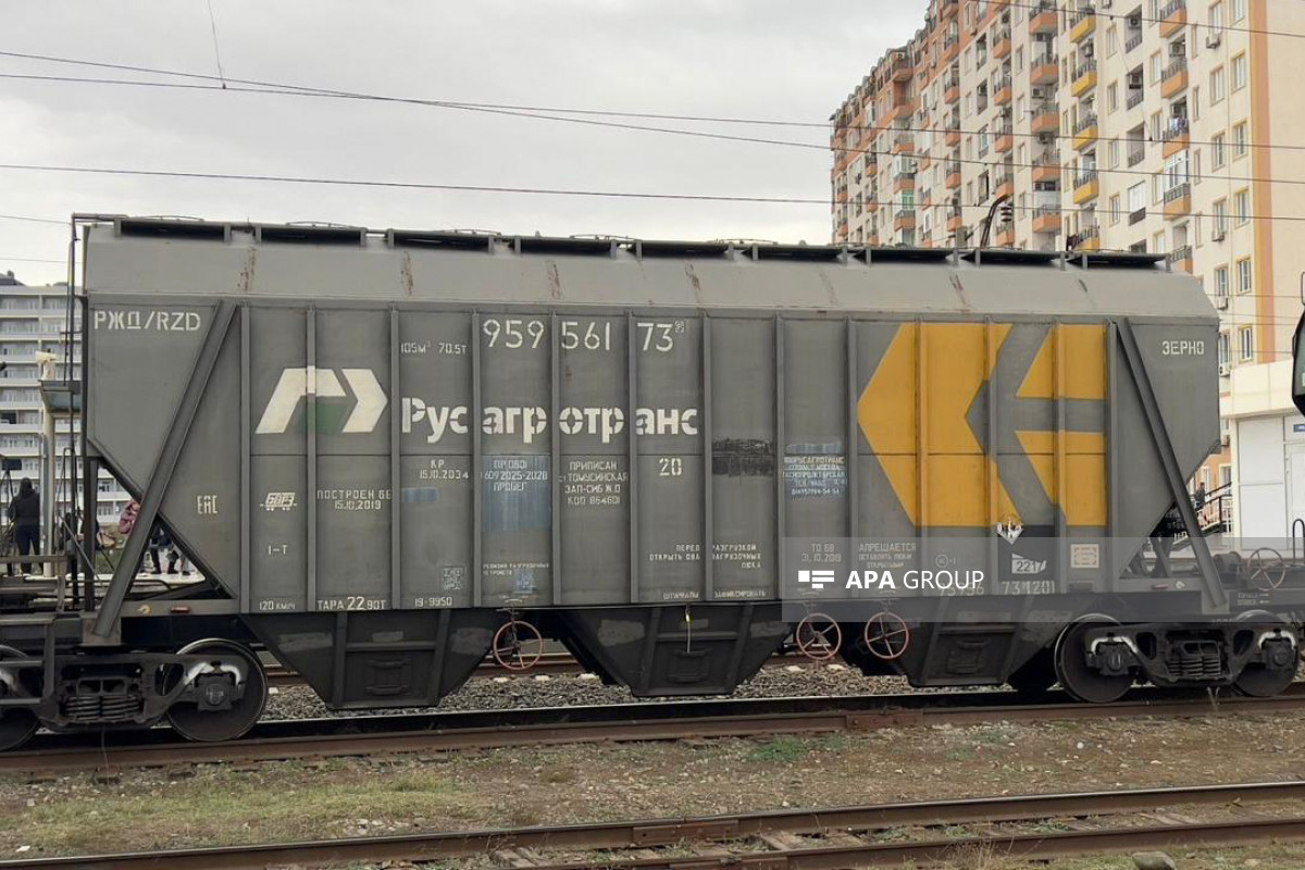 Transit d’un train chargé de blé vers l’Arménie à travers le territoire azerbaïdjanais - Photo - Vidéo 