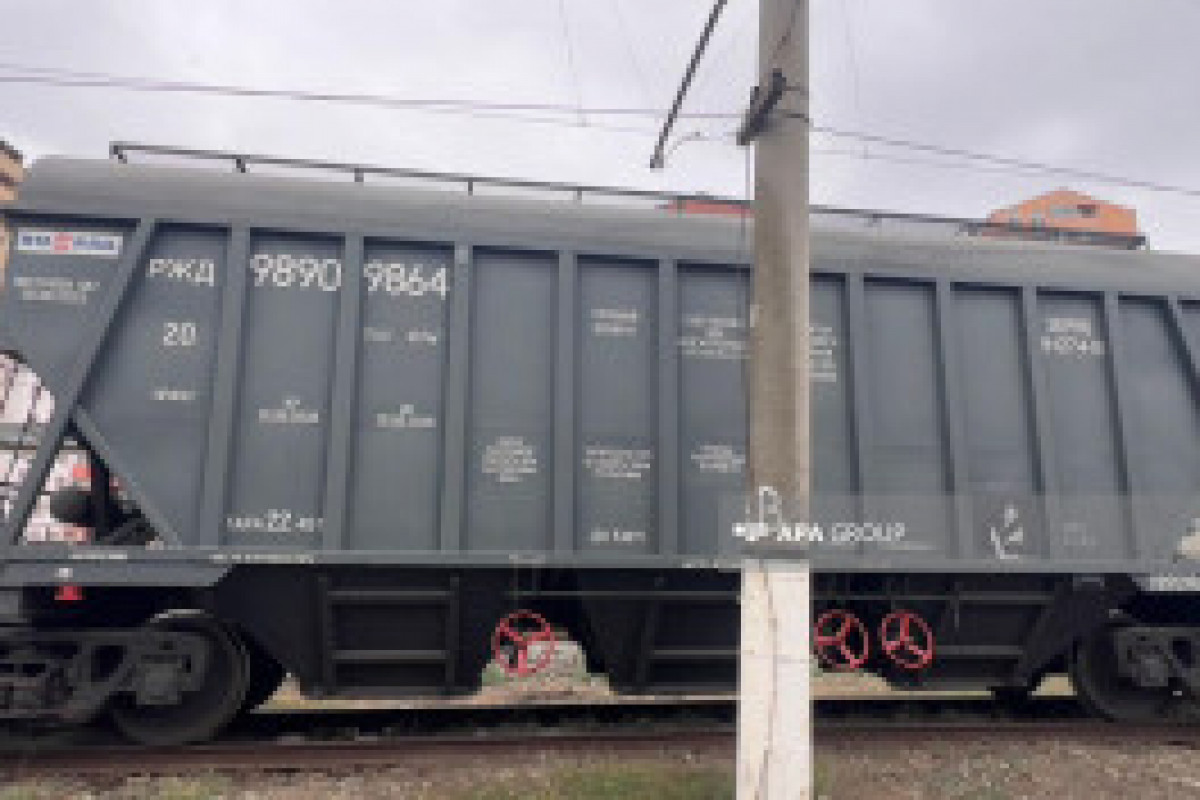 Transit d’un train chargé de blé vers l’Arménie à travers le territoire azerbaïdjanais - Photo - Vidéo 