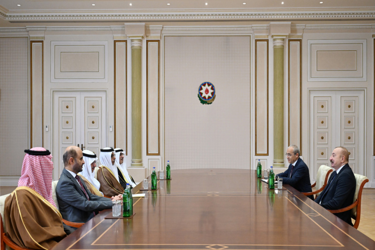 Le président azerbaïdjanais reçoit une délégation de responsables des organismes membres du Groupe de coordination arabe