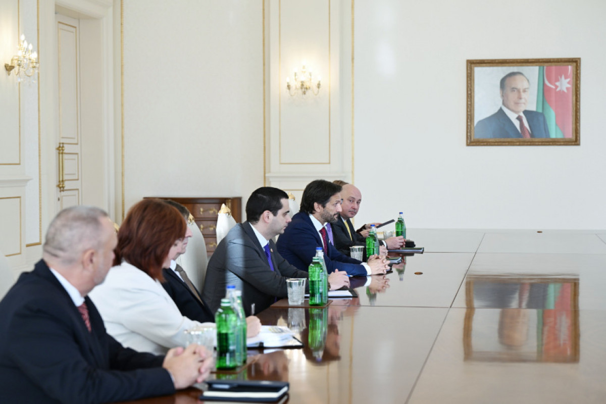 Le président azerbaïdjanais reçoit une délégation menée par le vice-Premier ministre slovaque