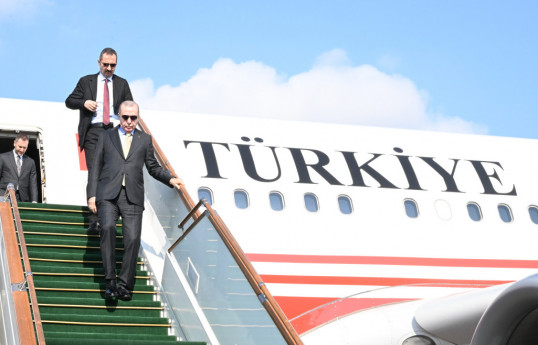 Recep Tayyip Erdogan est en visite en Azerbaïdjan