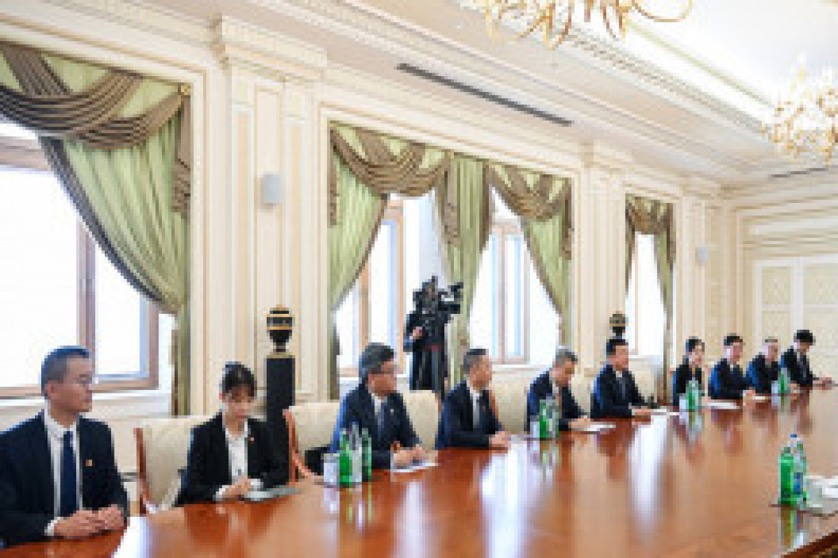 Le président azerbaïdjanais reçoit une délégation de China Datang Corporation Ltd