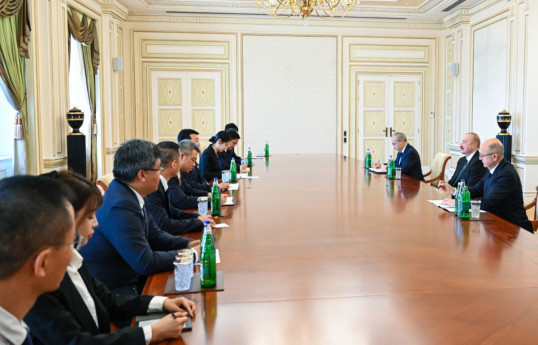 Le président azerbaïdjanais reçoit une délégation de China Datang Corporation Ltd