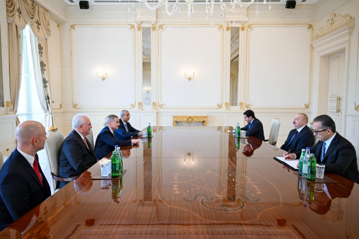 Le président azerbaïdjanais reçoit une délégation de l