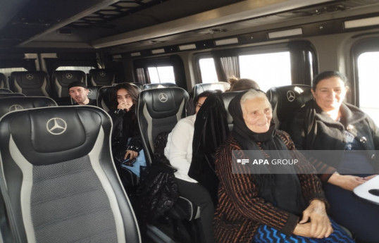 Un autre groupe de déplacés internes part dans les régions d'Aghdéré et Khodjaly