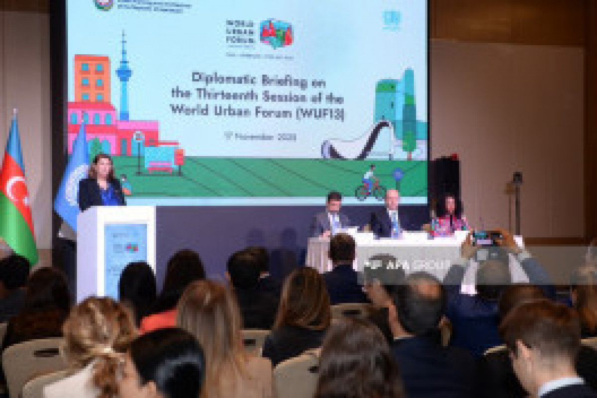 Session d'information pour le corps diplomatique organisée concernant le WUF13 prévu à Bakou