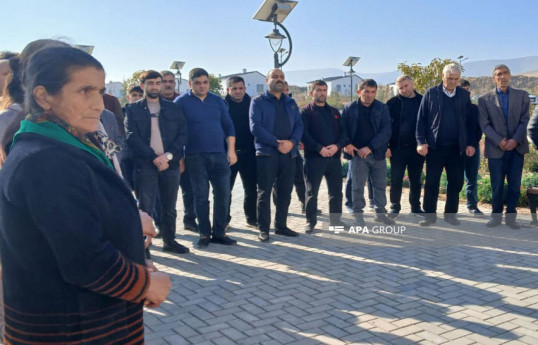 15 familles retournent dans le village de Khydyrly de la région d’Aghdam