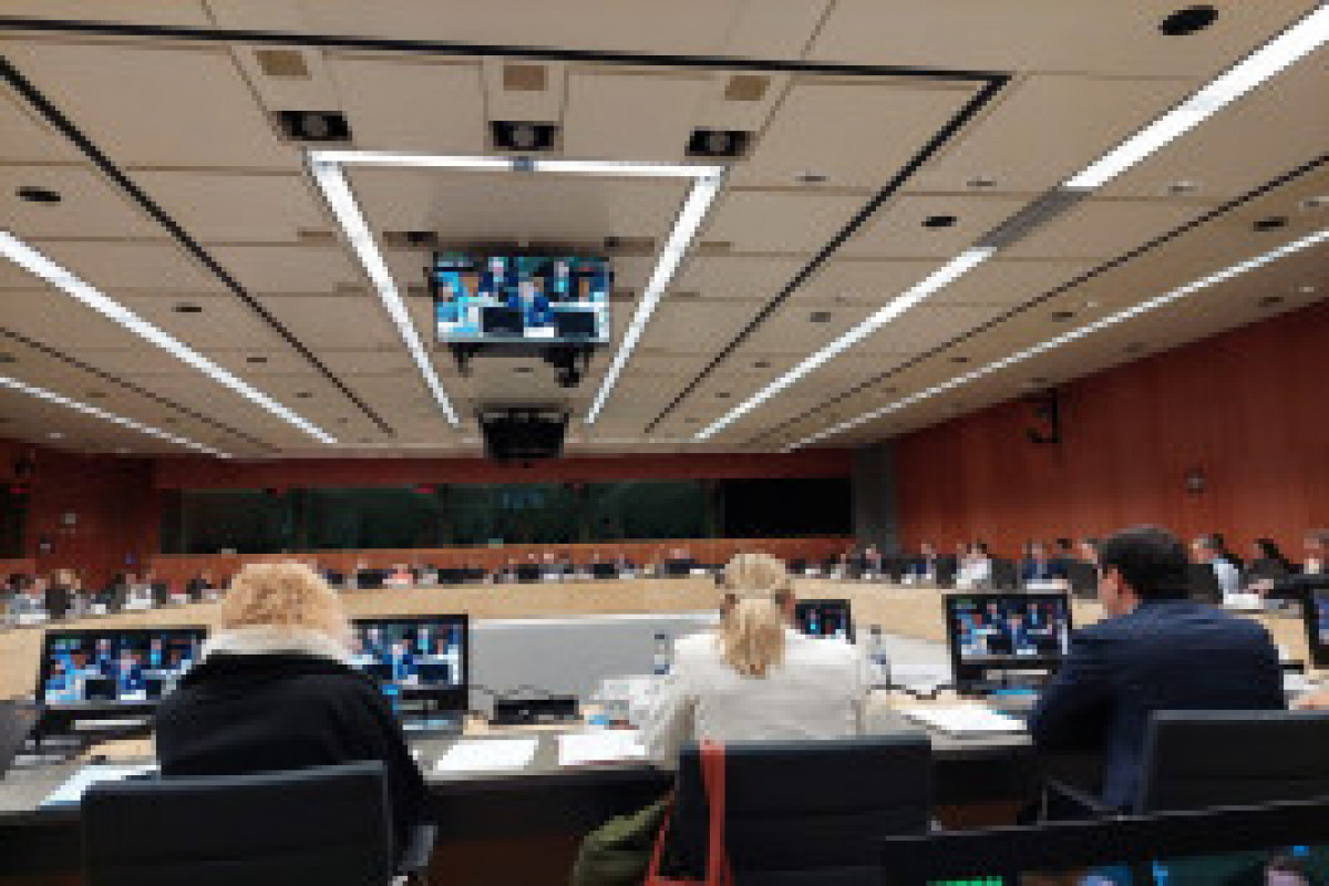 Hikmet Hadjiyev s'est entretenu avec les membres du Comité politique et de sécurité de l'Union européenne à Bruxelles