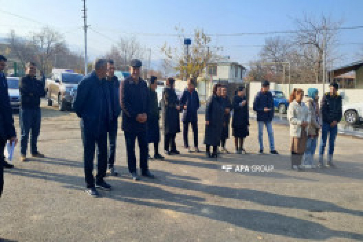 Réinstallation d'un nouveau groupe de déplacés internes à Khodjavend