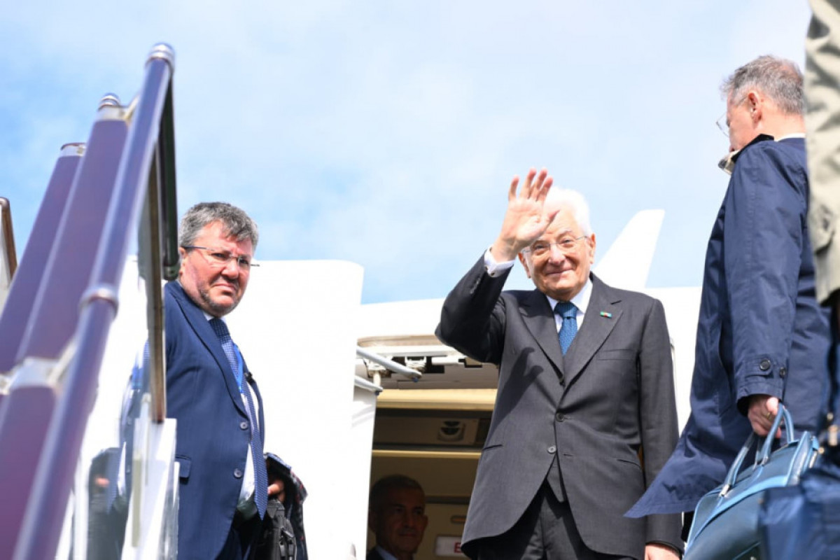 Le président italien termine sa visite officielle en Azerbaïdjan