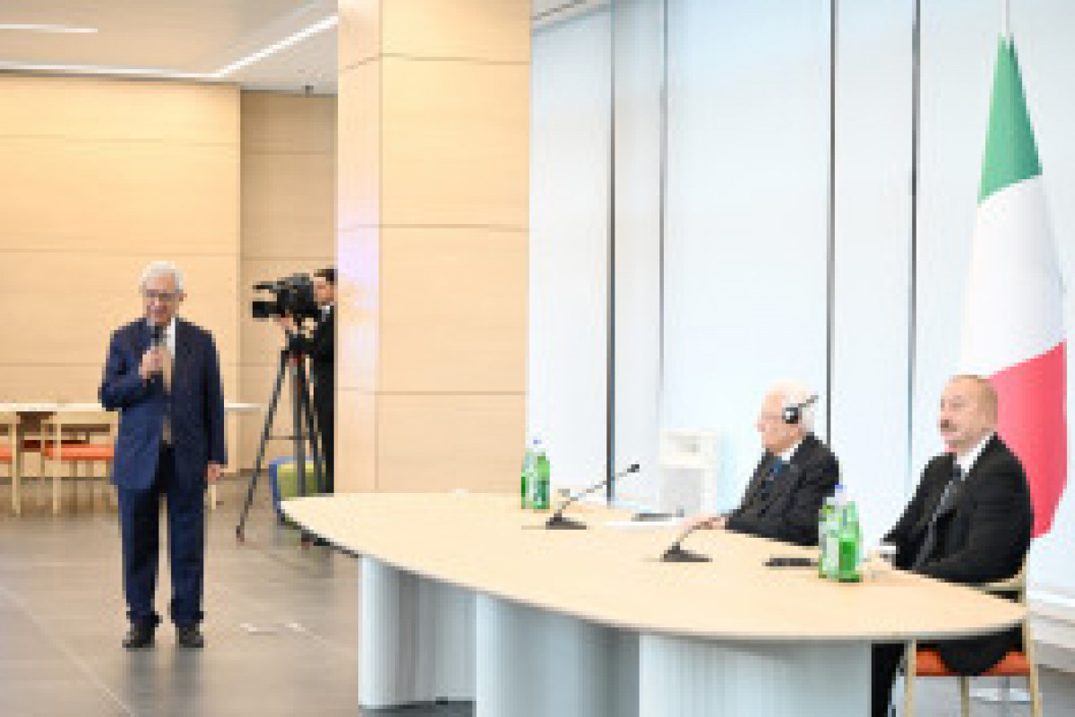 Inauguration des premiers bâtiments de l'Université italo-azerbaïdjanaise à Bakou