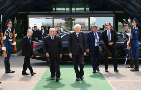Le président italien termine sa visite officielle en Azerbaïdjan