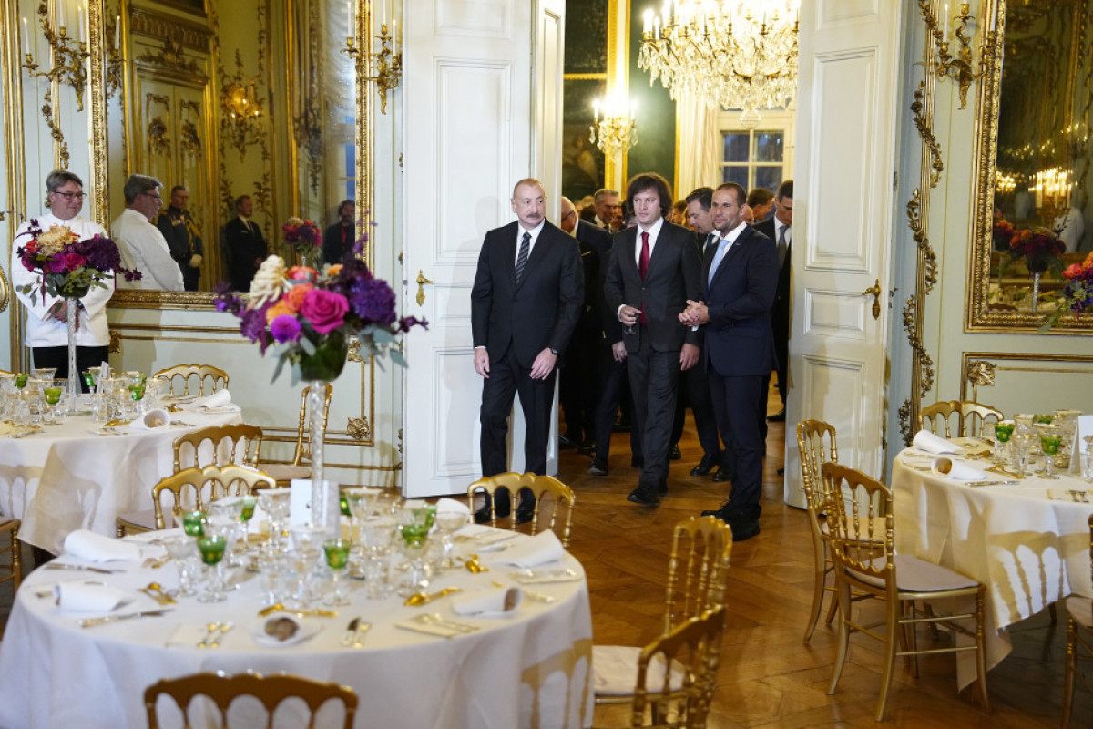 Le président azerbaïdjanais assiste à un banquet à Copenhague