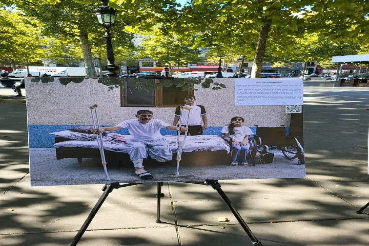 Une exposition sur les victimes des mines en Azerbaïdjan organisée à Paris
