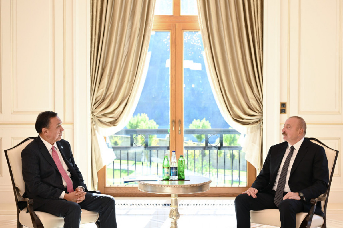 Ilham Aliyev reçoit le secrétaire général de l