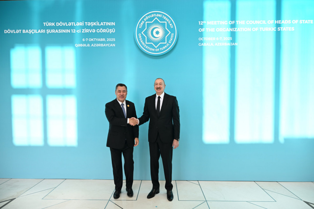 Guébélé : Le président azerbaïdjanais accueille les chefs d’Etat participant au 12e Sommet du Conseil des chefs d’Etat de l’Organisation des Etats turciques