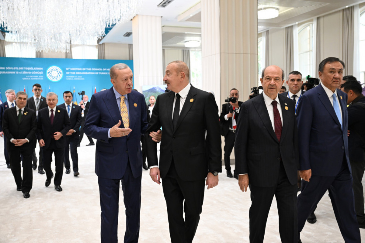 Guébélé : Le président azerbaïdjanais accueille les chefs d’Etat participant au 12e Sommet du Conseil des chefs d’Etat de l’Organisation des Etats turciques