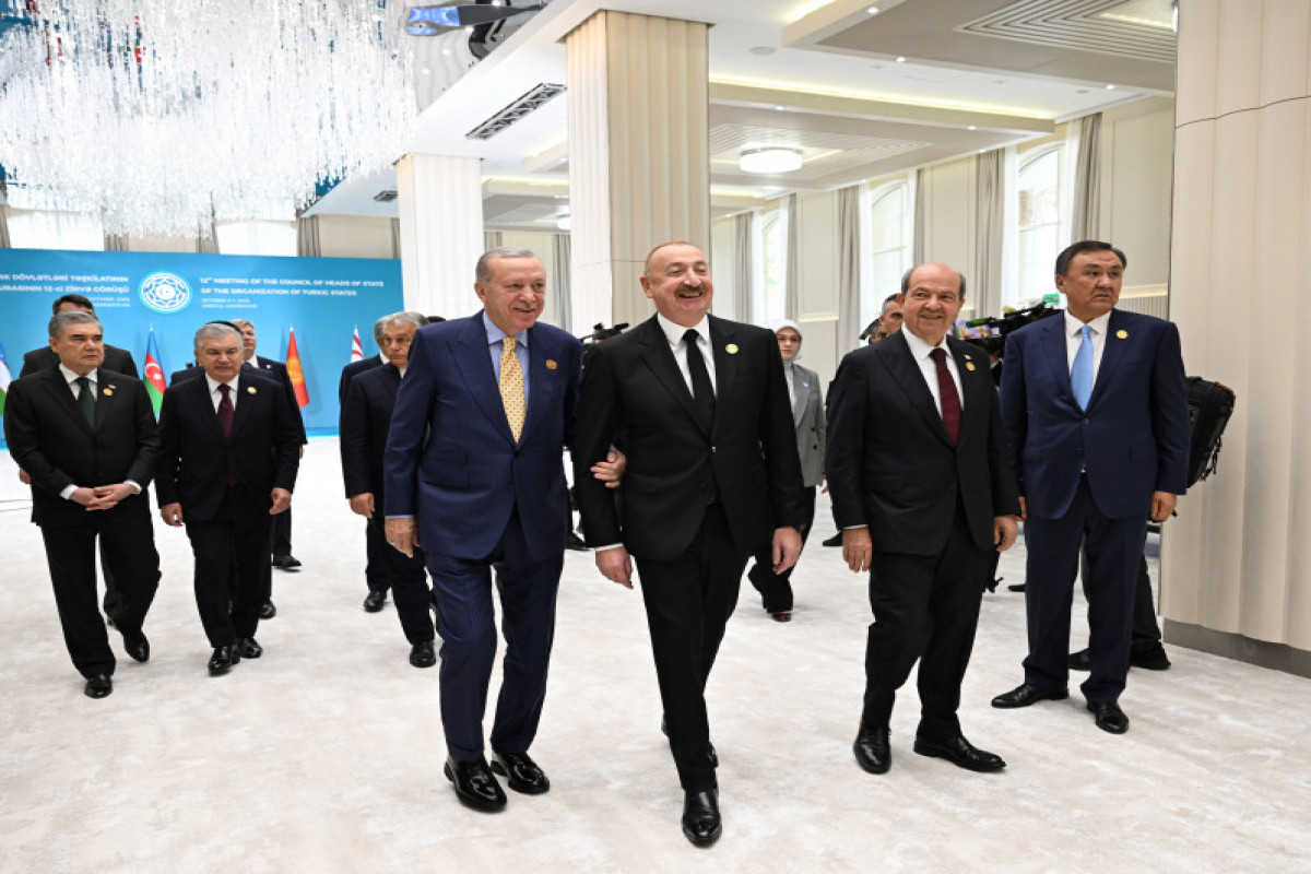 Guébélé : Le président azerbaïdjanais accueille les chefs d’Etat participant au 12e Sommet du Conseil des chefs d’Etat de l’Organisation des Etats turciques