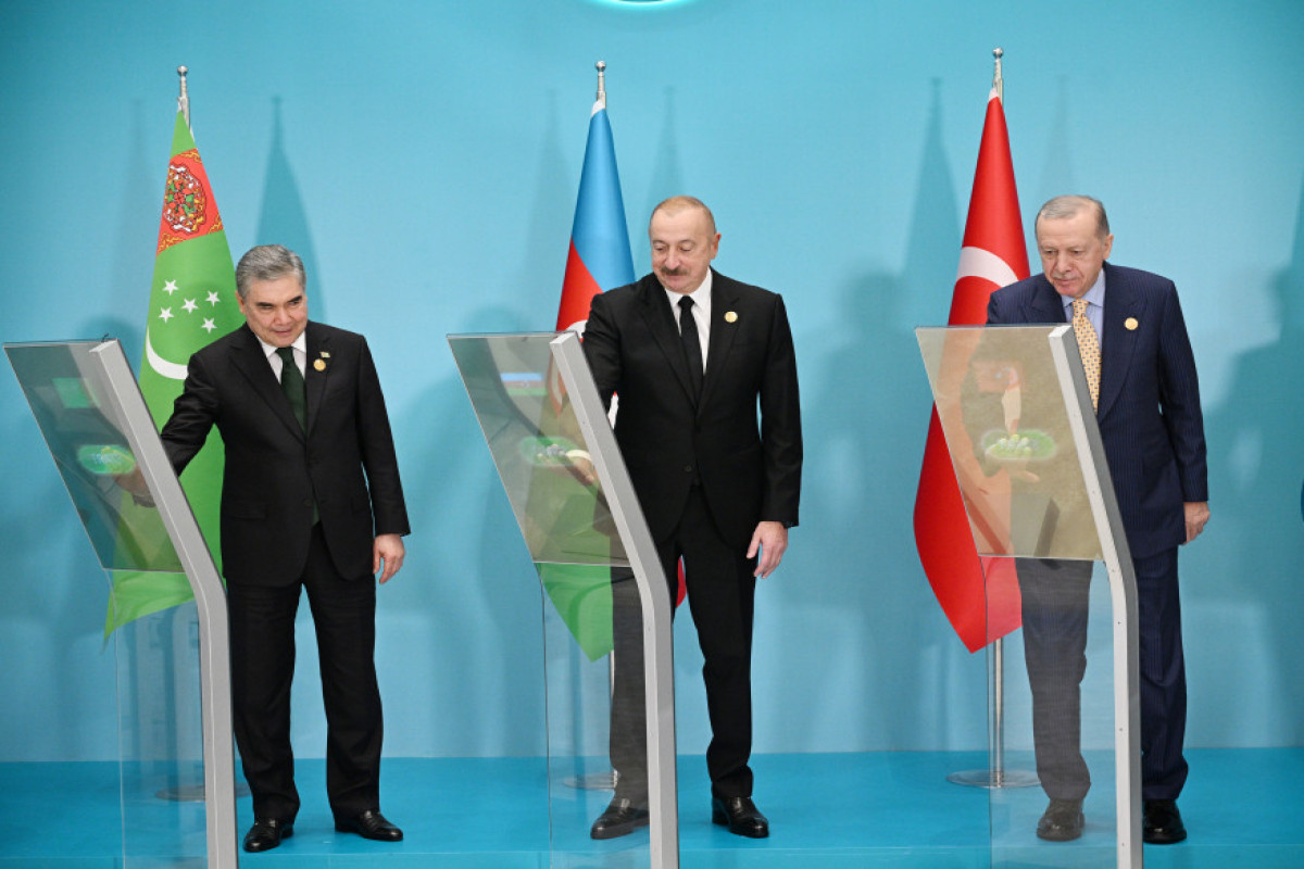 Pose de la première pierre de la mosquée que le Turkménistan construira à Fuzouli