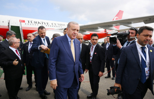 Le président turc entame une visite en Azerbaïdjan