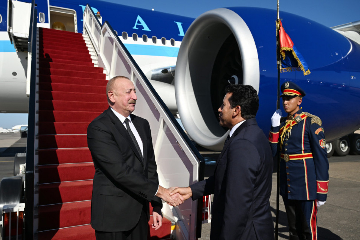 Le président azerbaïdjanais entame une visite de travail en Egypte