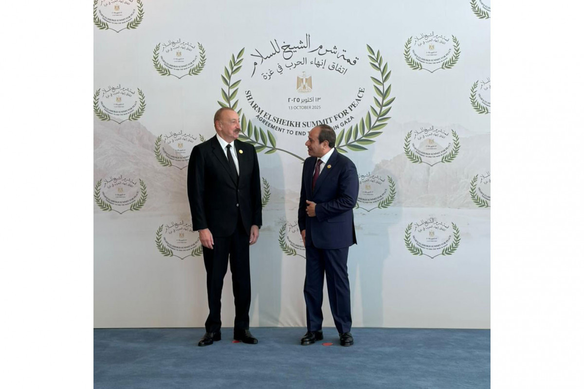 Présidents Ilham Aliyev et Abdel Fattah al-Sissi