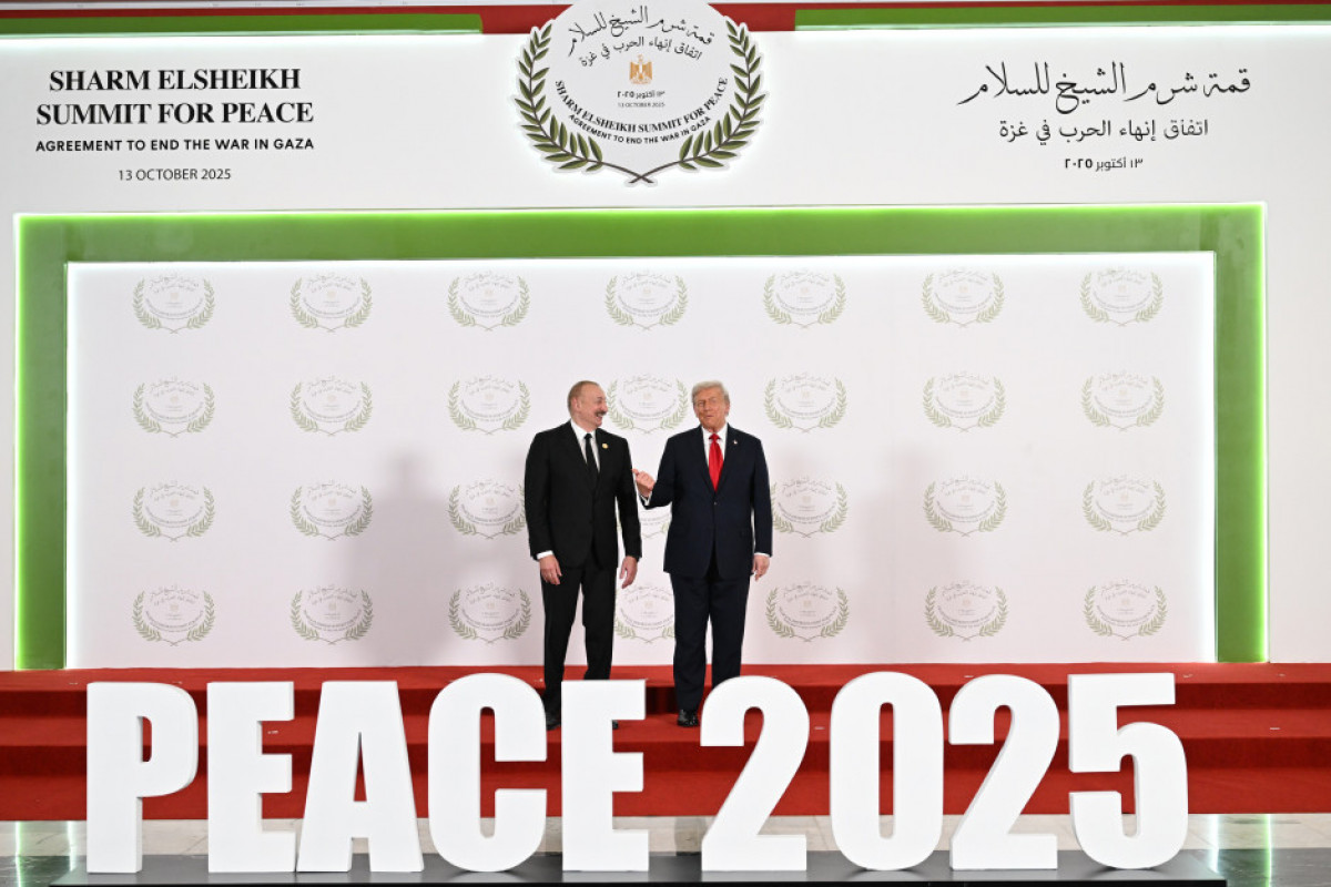 Le président azerbaïdjanais prend part au sommet pour la paix au Moyen-Orient - Vidéo  - Mise à jour  