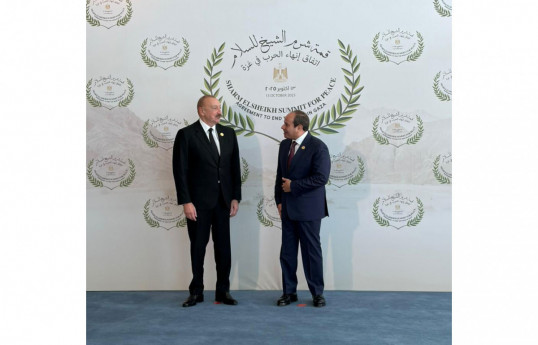Présidents Ilham Aliyev et Abdel Fattah al-Sissi