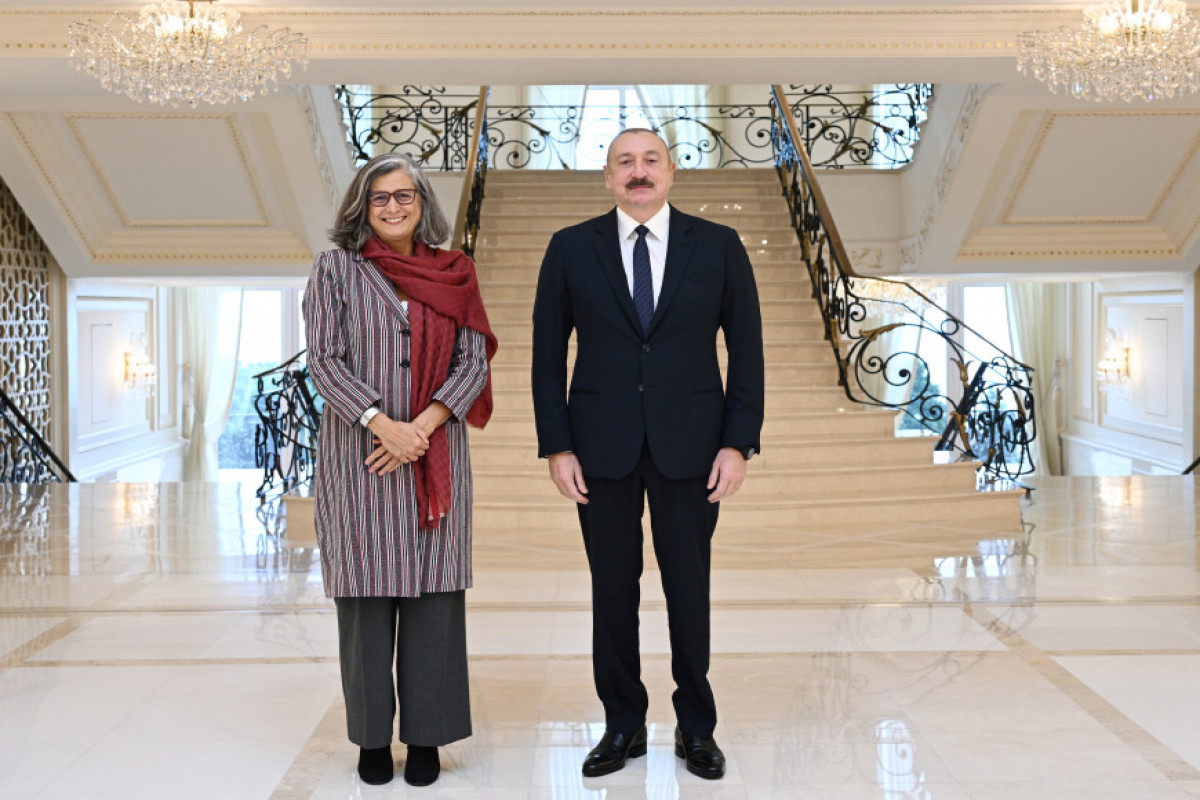Le président Ilham Aliyev reçoit la directrice exécutive d'ONU-Habitat