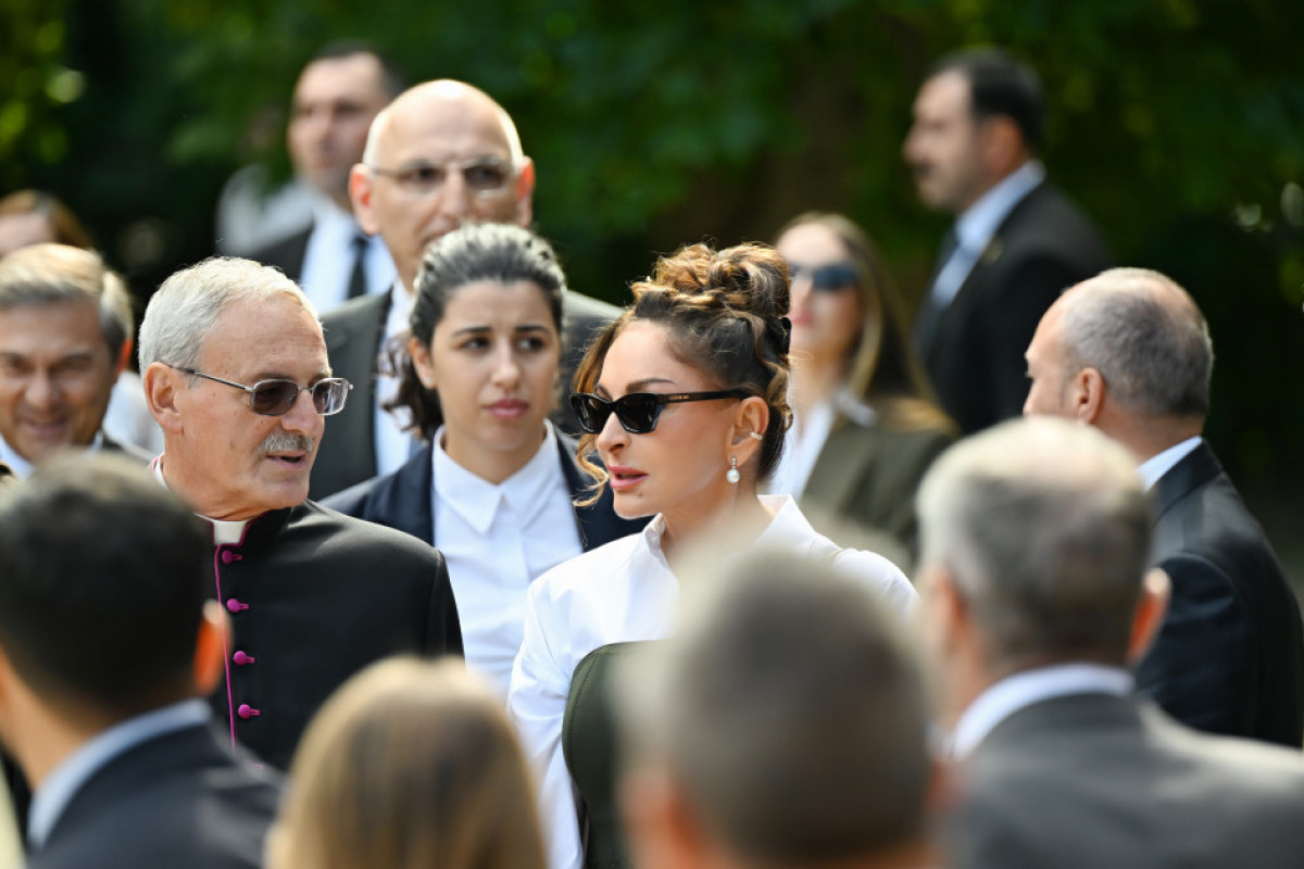 Mehriban Aliyeva participe à la cérémonie d’inauguration du projet de restauration des catacombes de Commodilla