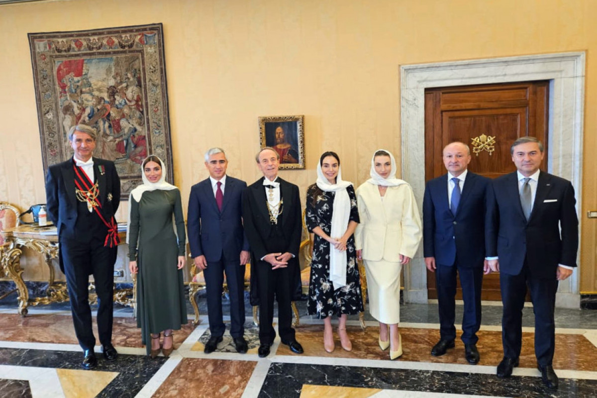 La première vice-présidente Mehriban Aliyeva rencontre le pape Léon XIV