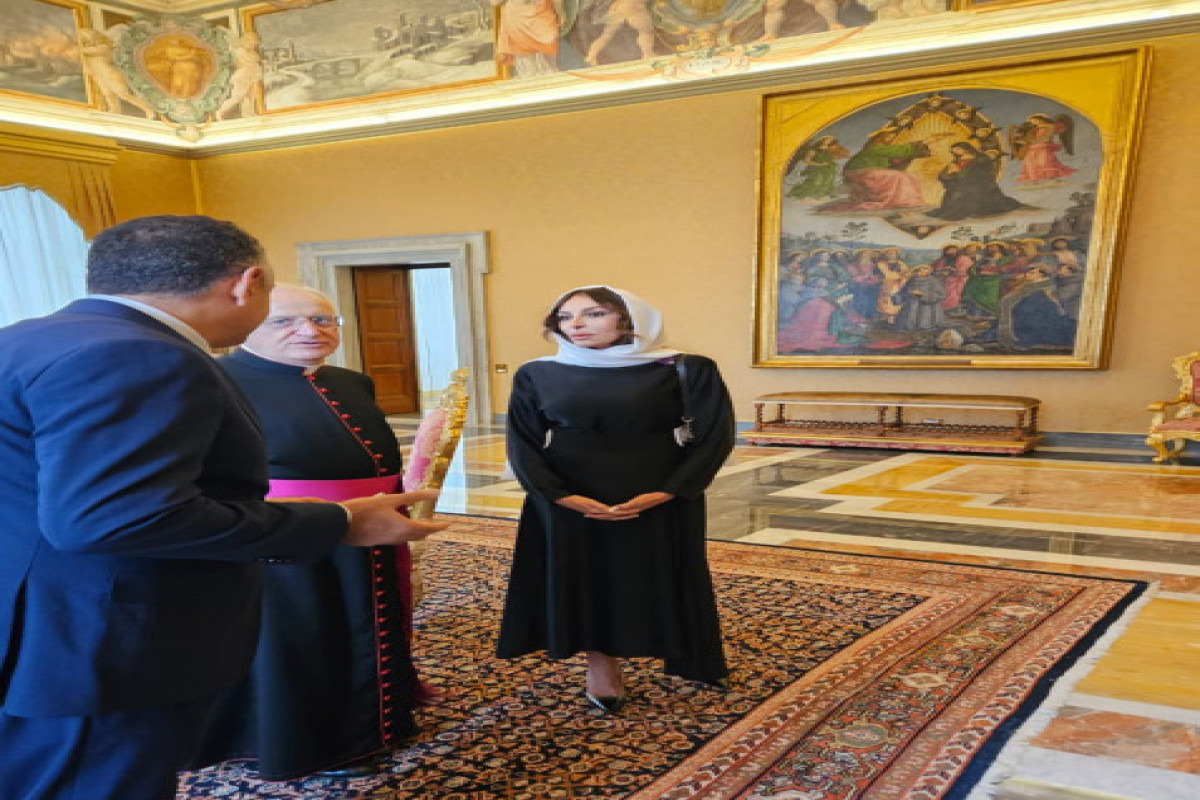 La première vice-présidente Mehriban Aliyeva rencontre le pape Léon XIV