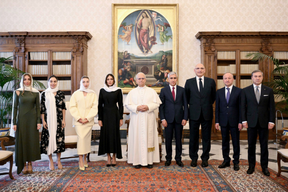 La première vice-présidente Mehriban Aliyeva rencontre le pape Léon XIV