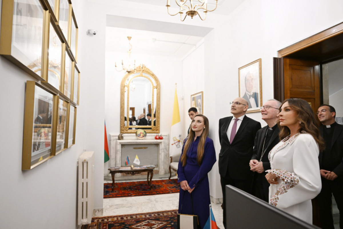 Mehriban Aliyeva a participé à la cérémonie d'inauguration du bureau administratif de l'ambassade d'Azerbaïdjan près le Saint-Siège