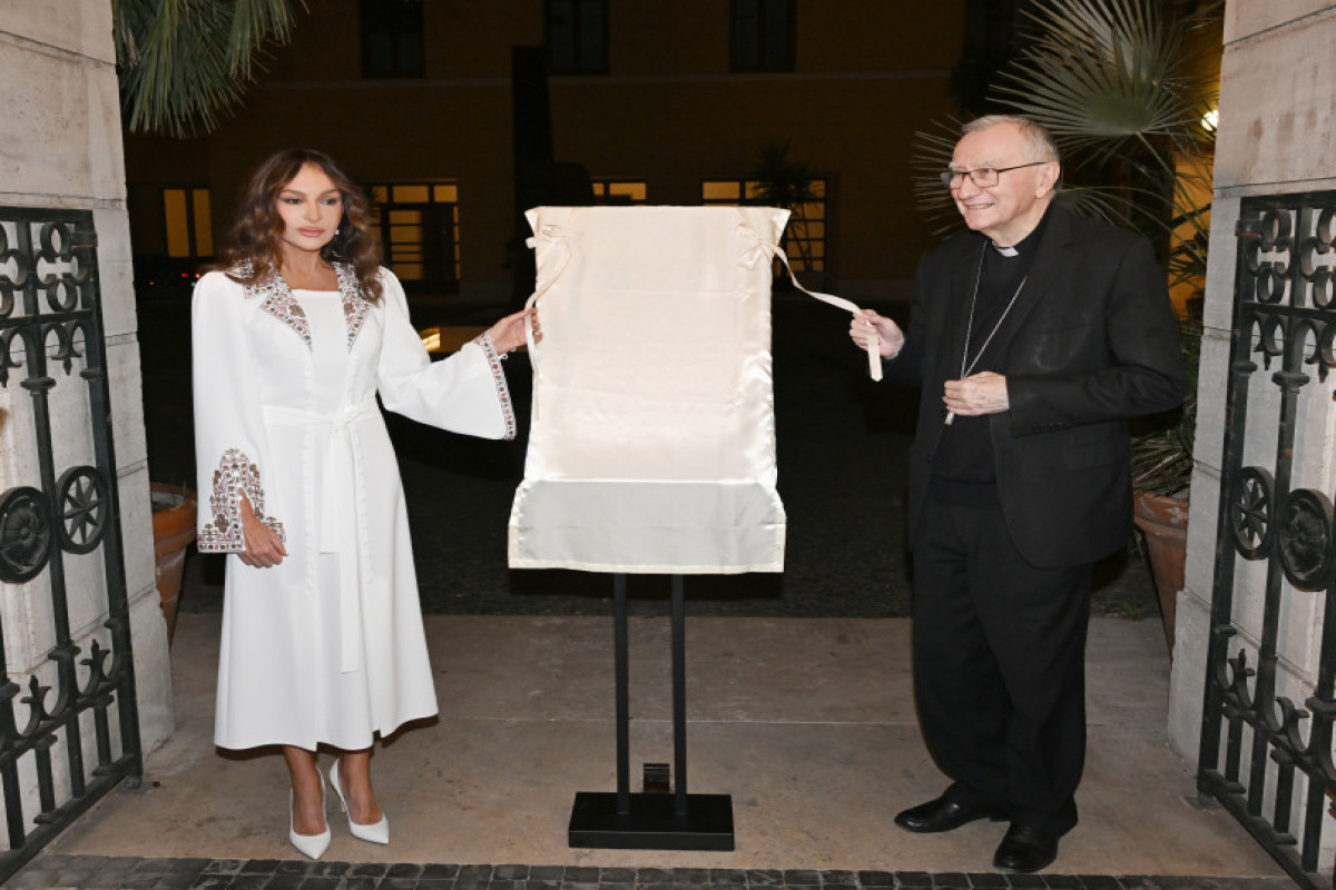 Mehriban Aliyeva a participé à la cérémonie d'inauguration du bureau administratif de l'ambassade d'Azerbaïdjan près le Saint-Siège