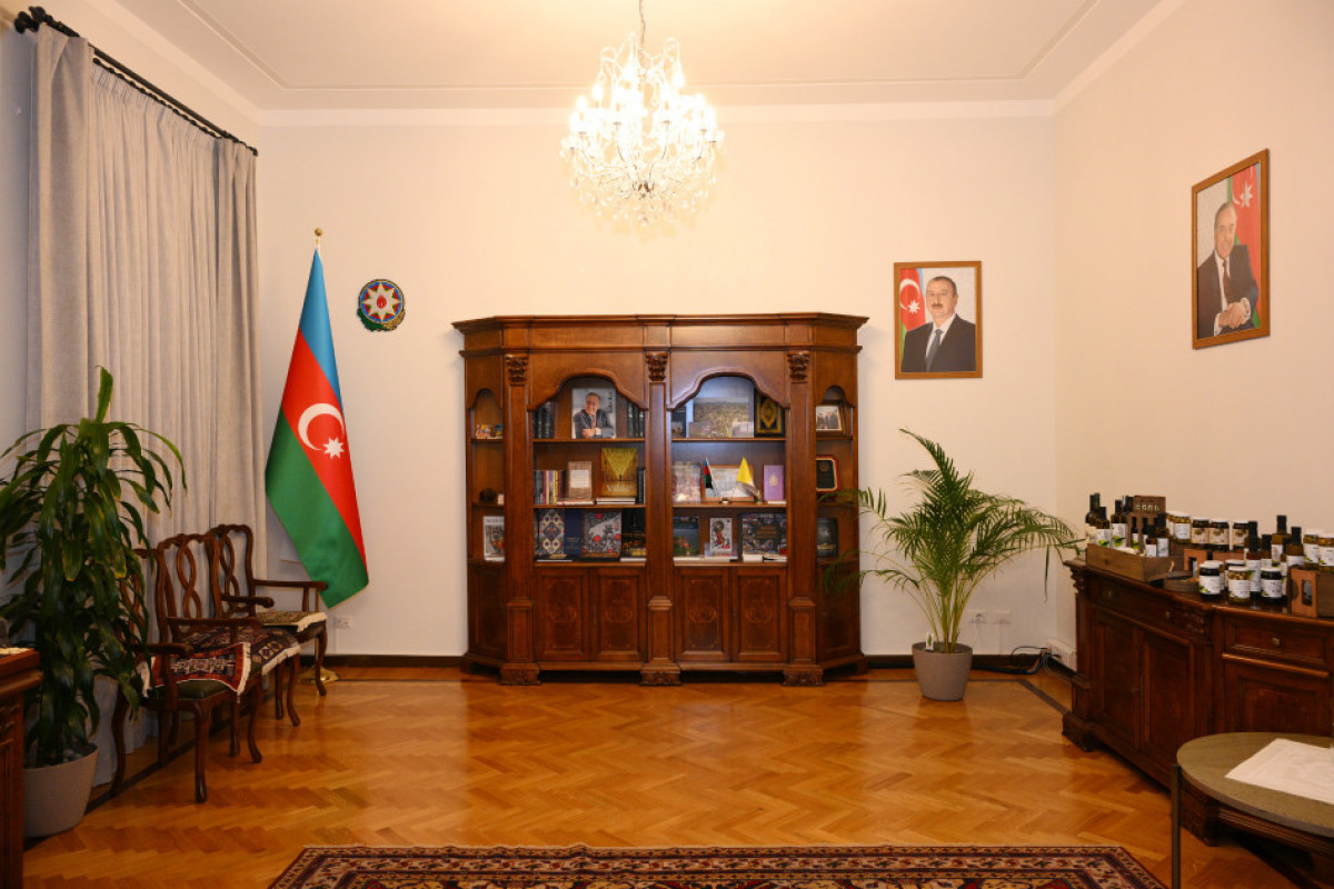 Mehriban Aliyeva a participé à la cérémonie d'inauguration du bureau administratif de l'ambassade d'Azerbaïdjan près le Saint-Siège