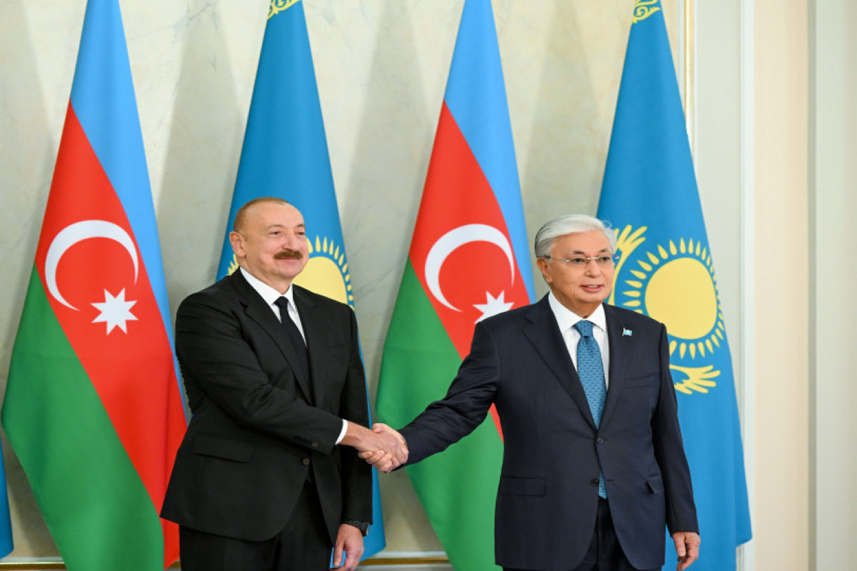 Cérémonie d’accueil officiel du président azerbaïdjanais à Astana - Photo 