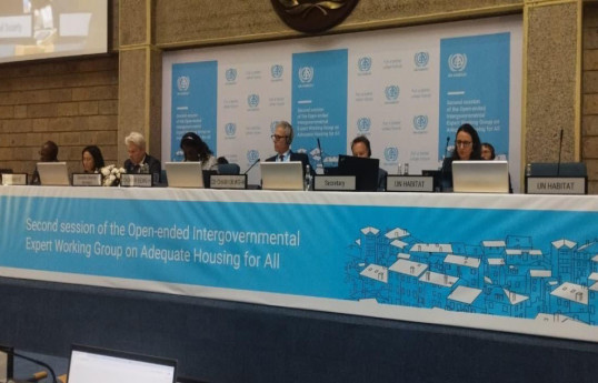 L’Azerbaïdjan élu coprésident du Groupe de travail intergouvernemental d’ONU-Habitat