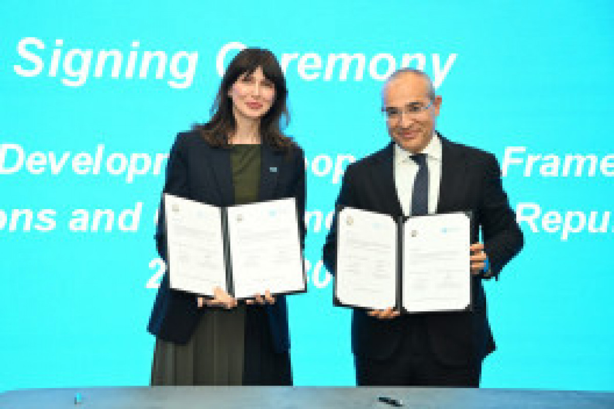 L'Azerbaïdjan et l'ONU signent un Document-cadre de coopération pour le développement durable