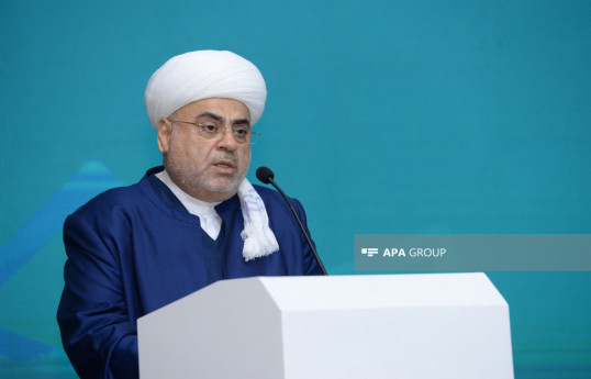 Cheikh-ul-islam Allahchukur Pachazadé et Antonio Guterres