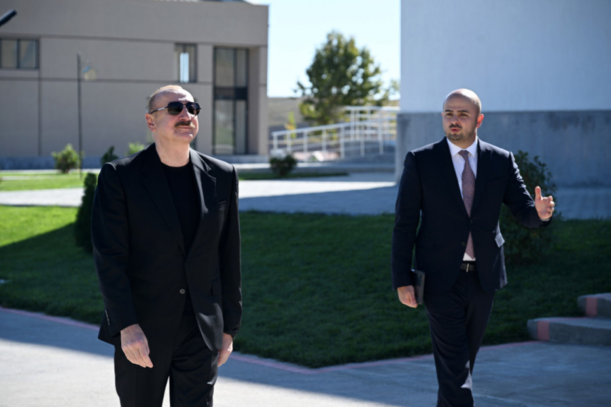 Ilham Aliyev assiste à l'inauguration de la première phase du village d'Horovlou de la région de Djabraïl