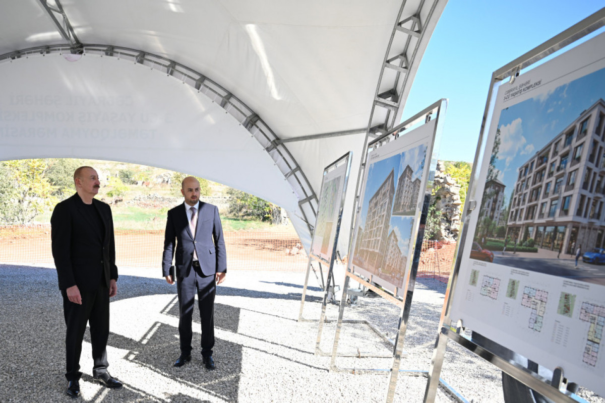 Pose de la première pierre des complexes résidentiels dans la ville de Djabraïl