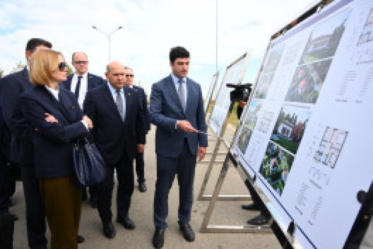 Aghdam : Le vice-Premier ministre azerbaïdjanais visite le village de Qizil Kenguerli avec son homologue biélorusse