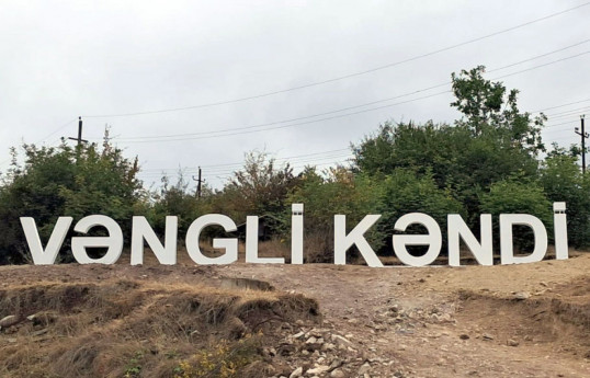 Le village de Vengli de la région d'Aghdéré accueille aujourd'hui ses nouveaux résidents